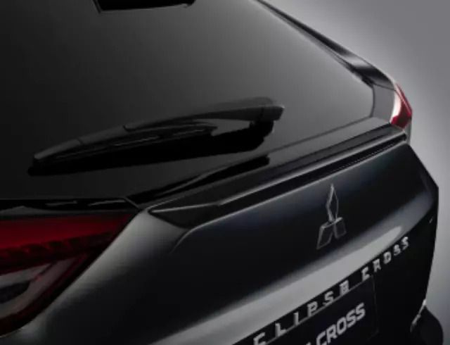 Mitsubishi Tailgate Lip Spoiler - Black (X42) MZ576864EX