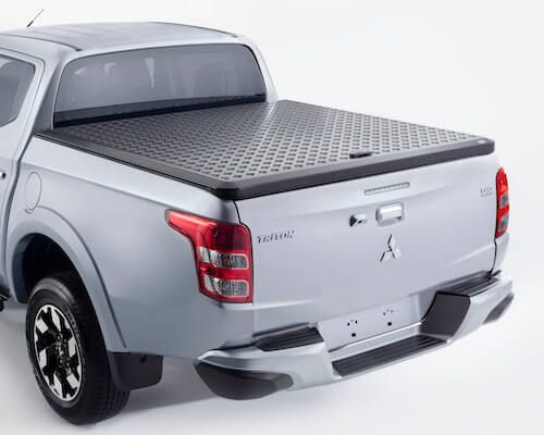 Mitsubishi EGR Alloy Trade Top Tonneau - Black AU900622